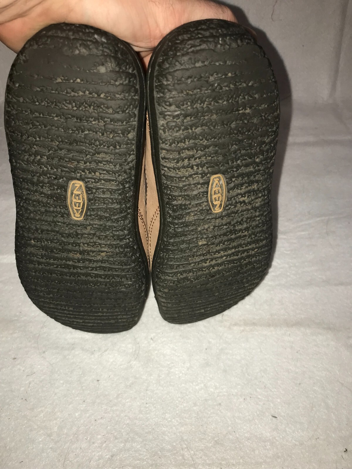 Mocassini Keen Gol donna taglia 7 mocassini slip on pelle marrone cachi 53009