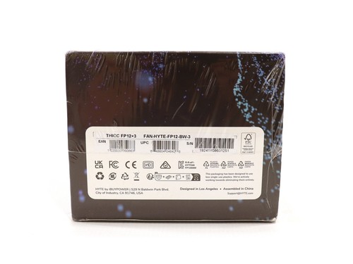 HYTE THICC FP12 x 3 Digital Processor Cooling FAN-HYTE-FP12-BW-3 (Sealed) - Afbeelding 3 van 3