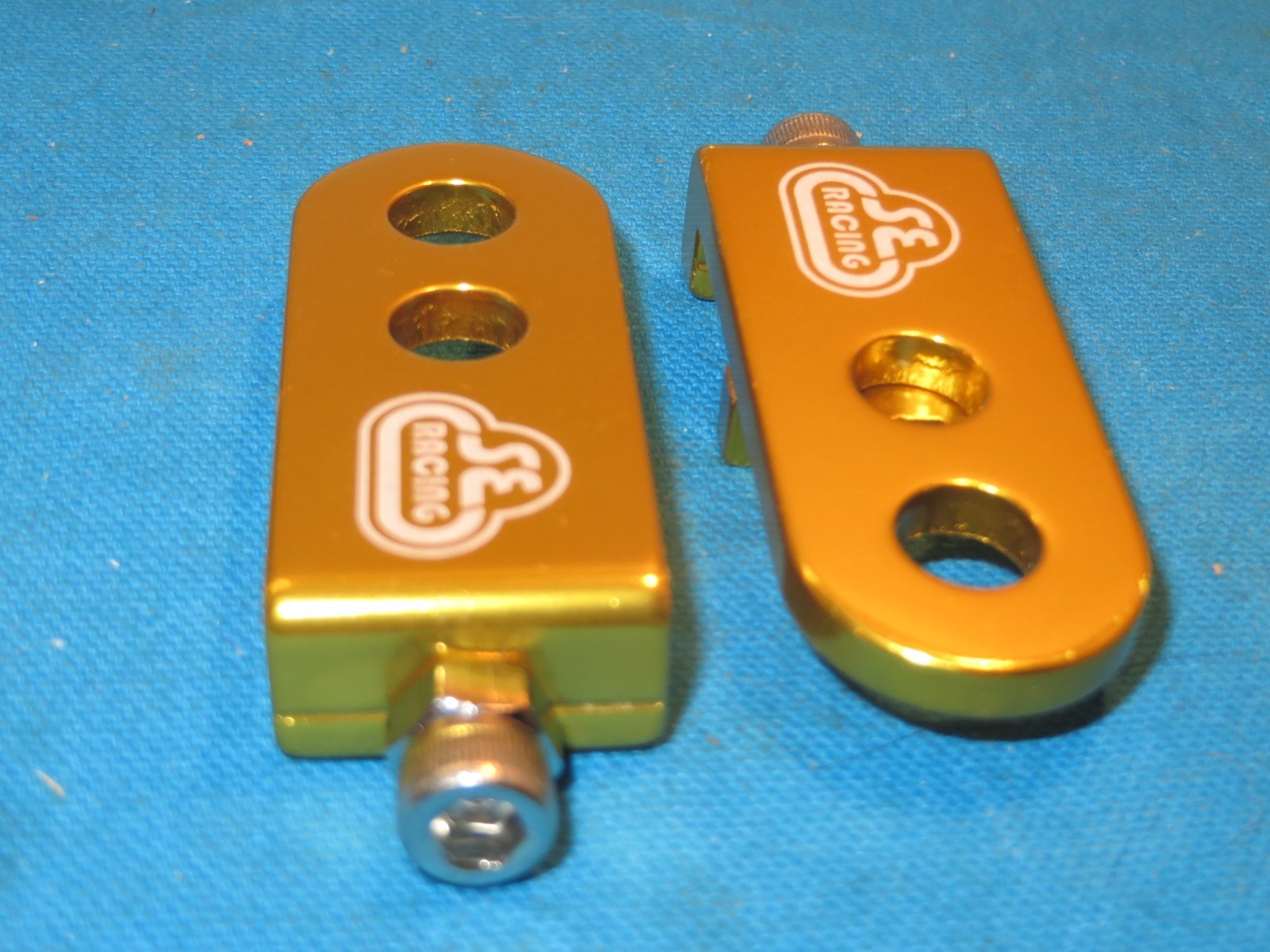 SE Racing Bicycle Chain Tensioner Gold Lock Kit Fits 3/8" Axle New eBay