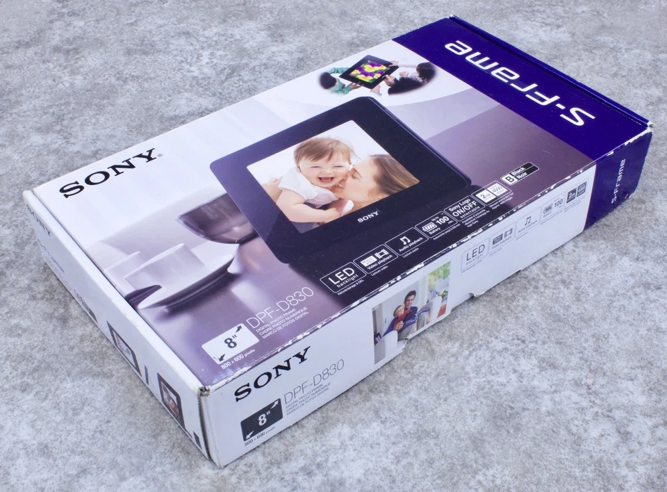 Sony Digital DPF-D830 8" LED Backlit Digital Photo Frame  - Image 2 of 4