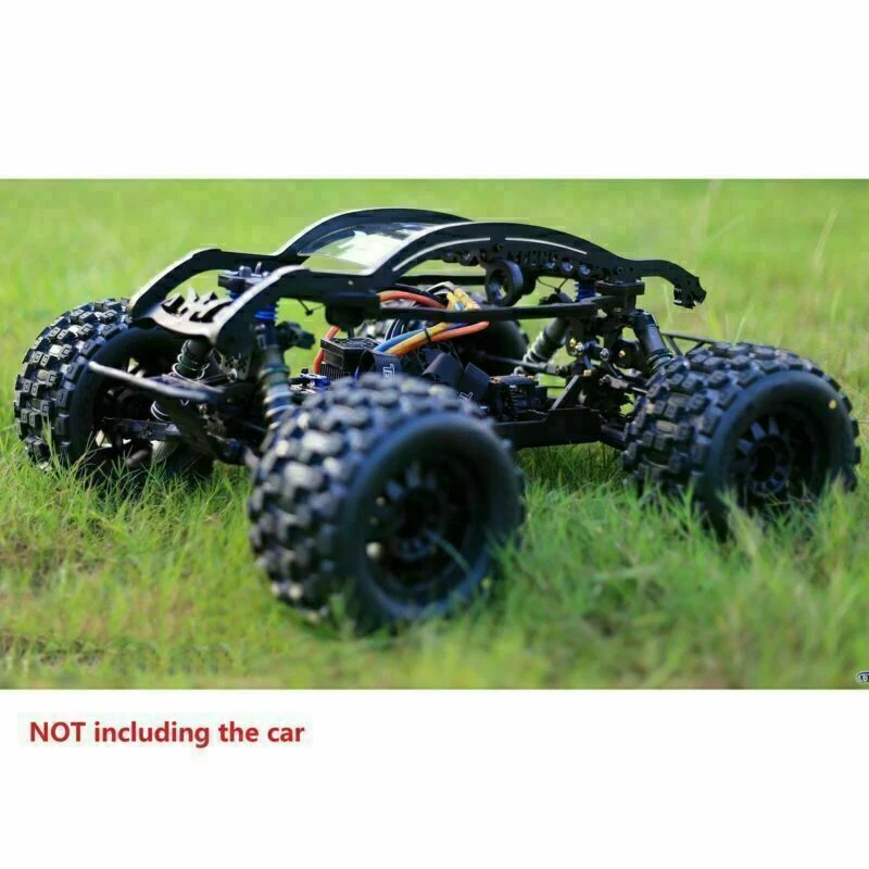 QL Qingleng Roll Cage Wheelie Bar Protective Cover for TEKNO MT410 DIY RC Black - Image 4 of 4