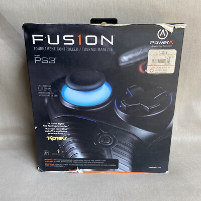 PowerA FUS1ON Tournament Controller (CPFA000096) Wired Gamepad PS3 Complete CIB