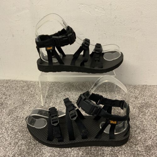 Teva Women's Classic Strappy Sport Sandal, Black, Size Uk 5 New Without Box - Picture 2 of 9