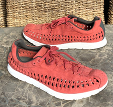 Nike MAYFLY Sneakers Shoes Woven Men's Size 13 Terra Red Summit White 833132-600