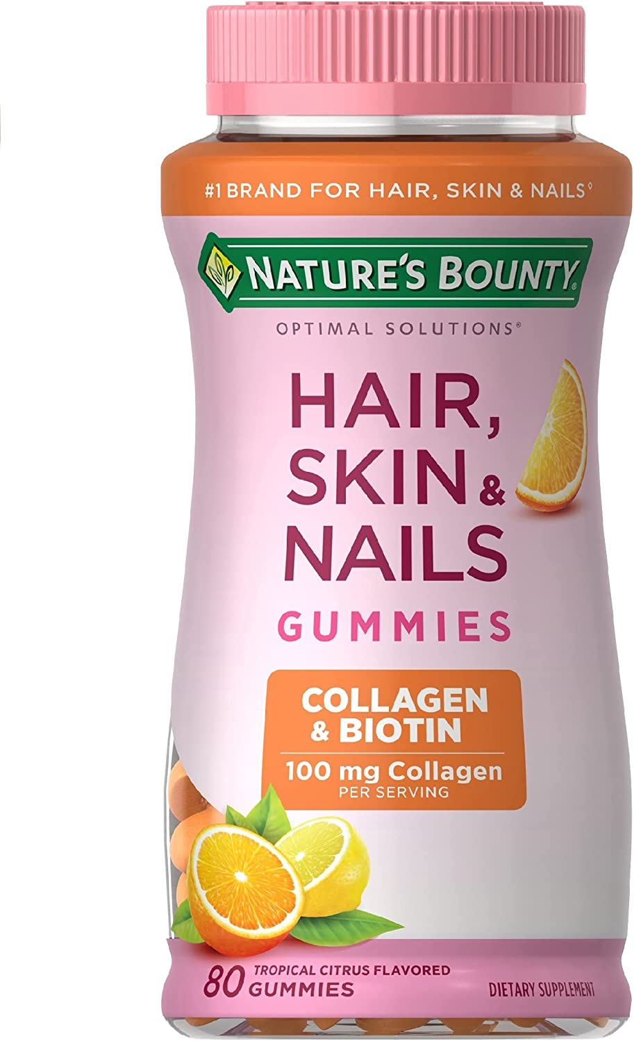 Nature'S Bounty Optimal Solutions Hair, Skin & Nails with Biotin and Collagen, C