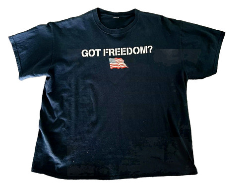 US Navy Got Freedom Patriotic Military Tee T-Shirt XL