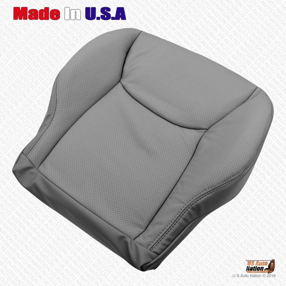 2005 Mercedes Benz S430 S500 S600 Driver Bottom Perforated Leather Cover Gray - Image 4 of 4