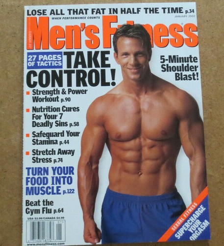 MEN'S FITNESS MAGAZINE Robert Marting Shirtless Hunk Power Yoga bodybuilding - Bild 1 von 12