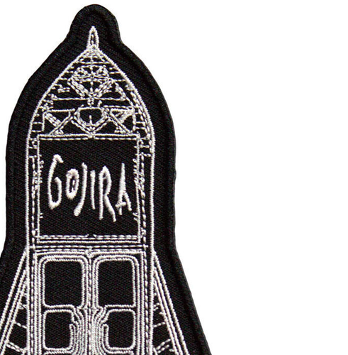 GOJIRA Iron-On Patch: SHUTTLE: logo Official Licensed Merchandise fan gift £pb - Foto 5 di 12