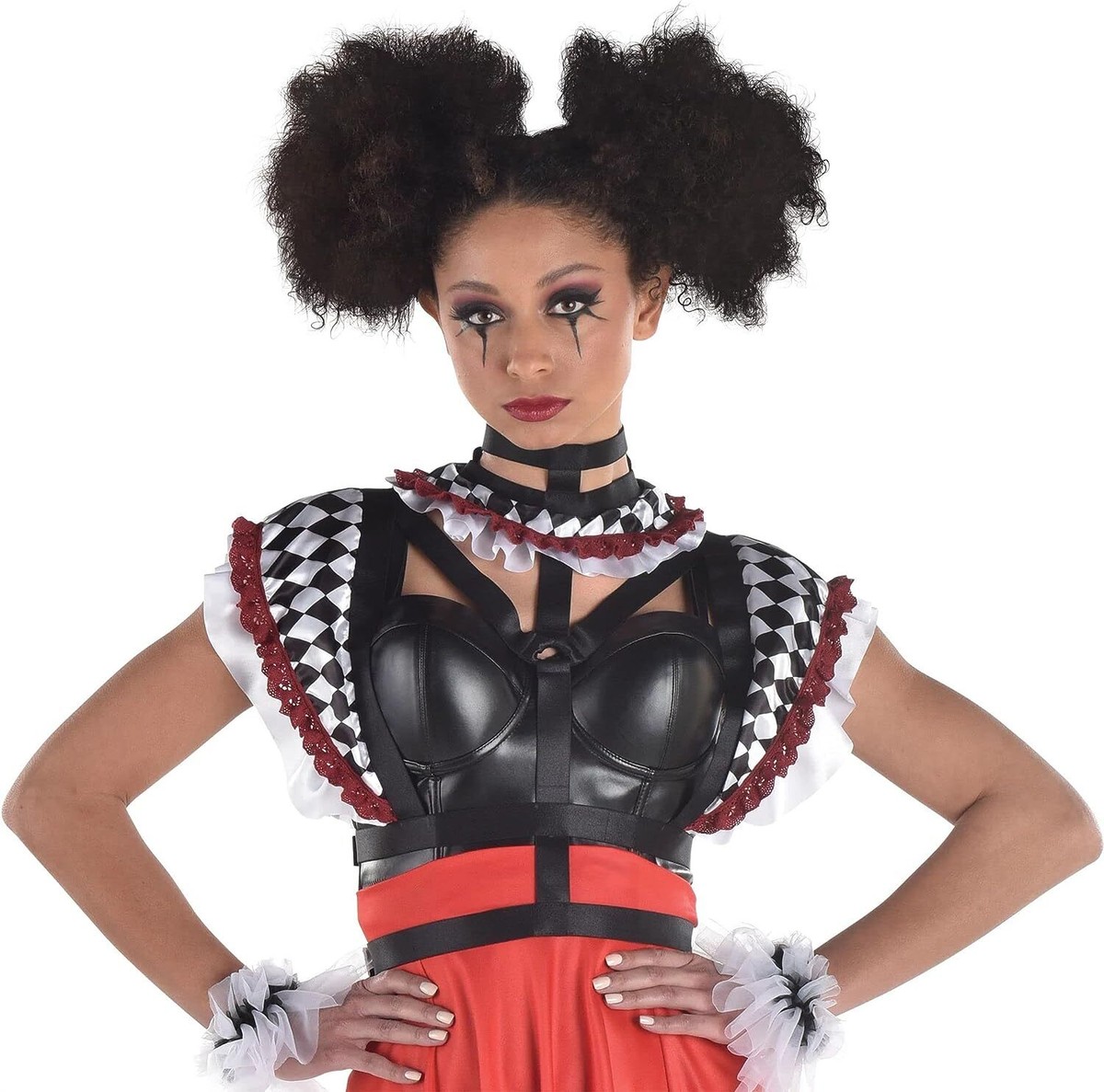 black dress clown Amazon.com: Spooktacular Creations Girls Clown Costume, Halloween Evil Clown  Costume, Black and White Jester Dress for Girls Halloween Dress Up, Role  Play, Cosplay Party : Clothing, Shoes & Jewelry