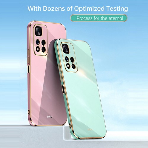 Shockproof Plating Case For Xiaomi Poco F6 Pro 13T Redmi Note 11 10 Pro Cover - Picture 3 of 19