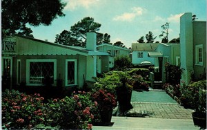 Carmel Ca California Carmel Fireplace Inn C1950s Roadside