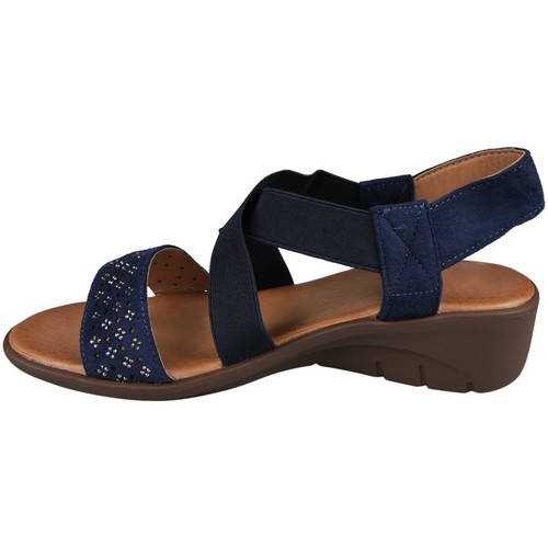 Sandalias Zapatos Cordones Mujer Cuña Elástica Punta Abierta Verano Cómodas Damas Tallas - Imagen 25 de 33