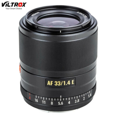 VILTROX 33mm F1.4 Auto Focus Fix Prime Lens For Sony E-Mount Camera A6500 A6300 