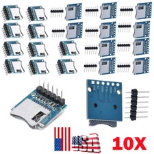 10PCS TF Micro SD Card Module Mini SD Memory Modules For Arduino AVR SPI NEW