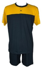 SG Men's Cotton Short Sleeve Pyjamas Short Pants Seraph Neck SPIDER SPORT a