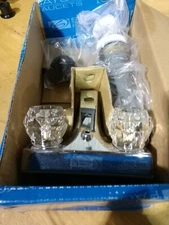 Sayco Briggs Bathroom Faucet~2 Acrylic Handles LF402L