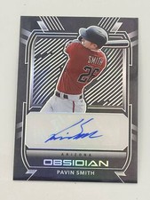 2021 Panini Chronicles #O-PS Pavin Smith Obsidian Autographs