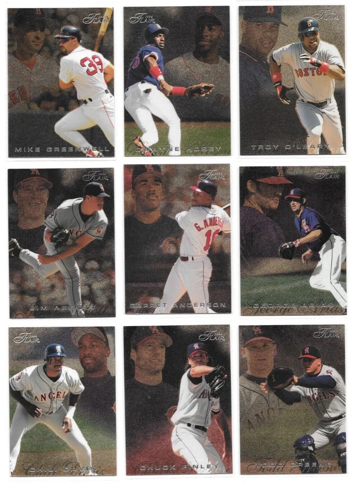 1996 Flair Baseball Trading Cards (Silver Lettering) / Choose #s 4 - 250 / mb4 - Image 2 of 4