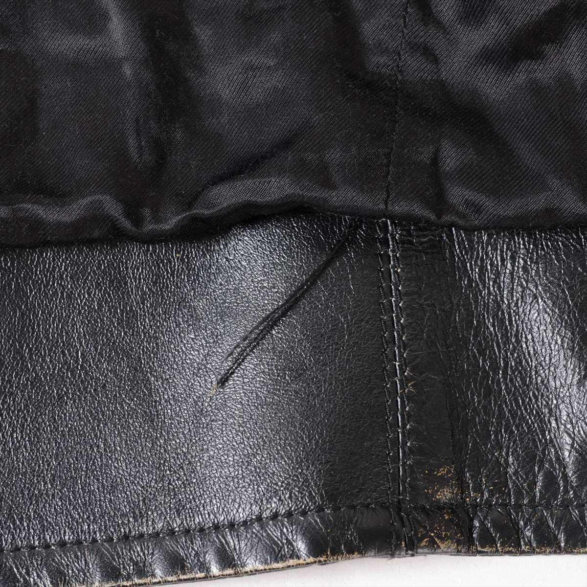 Saint Laurent Paris 16 years Cotton & Peather Leather jacket Saint Laurent Paris 16 years Cotton & Peather Leather jacket