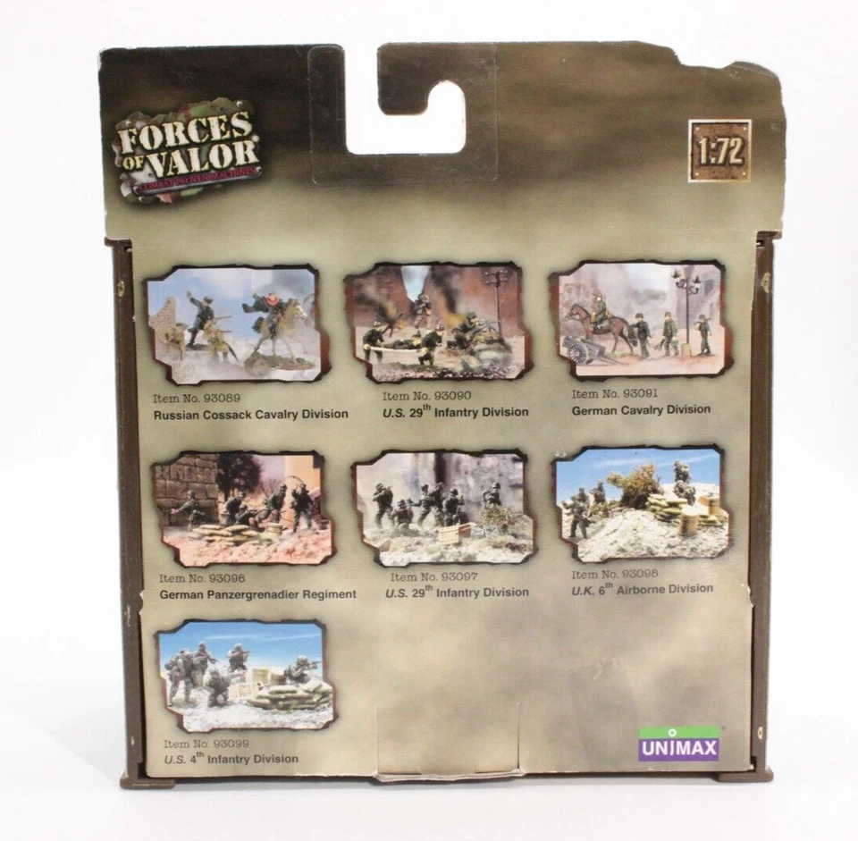 Unimax Forces Of Valor German SS Cavalry Division Die Cast 1:72 Soldiers 93091 - Image 4 of 4