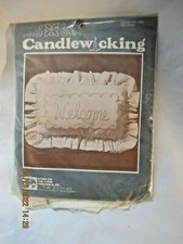 Candlewick Kit Welcome Pillow 2200 Down on the Farm Original 9"x 15" 1982