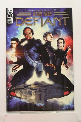 STAR TREK: DEFIANT #1A (2023) Data, Christopher Cantwell, Angel Unzueta, IDW