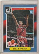 2014-15 Donruss The Rookies Press Proofs Purple #2 Jabari Parker 85/199 Bucks