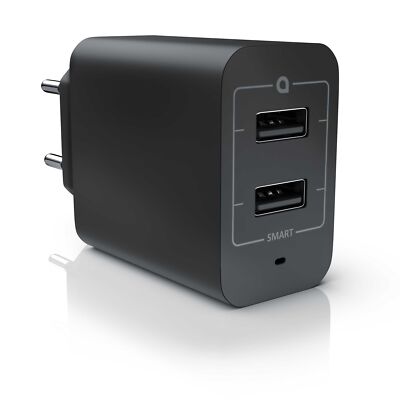 Aplic Smart USB 2-Port Ladegerät Netzteil LED 24W 2,4A Handys Smartphones