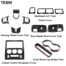 12X Control GPS Dash Trim Kit For Dodge Challenger 09-14 Carbon Fiber Accessorie