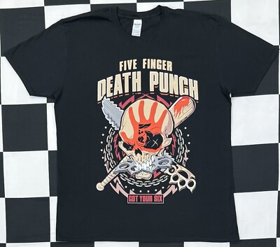 New Officially Licensed Five Finger Death Punch Got Your Six 2020 Tour Mens (XL)