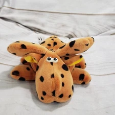 Bebe Perlsacktiere Elvis Rockt Orange Spotted Moose Beanbag Plush 6 Inch 1986