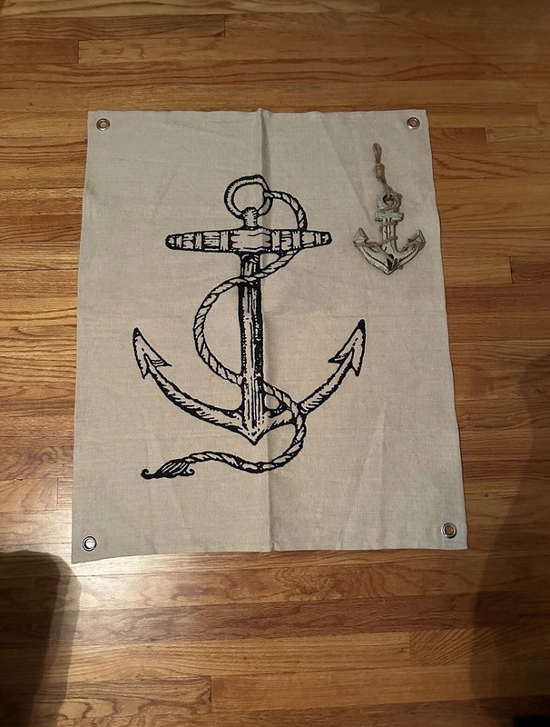 The Land Of Nod Wall Art And Anchor Hook