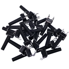 US Stock 20pcs 6x6x17mm Panel PCB Momentary Tactile Tact Push Button Switch DIP