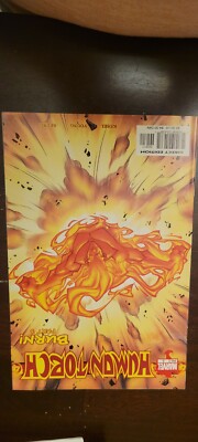 Human Torch #3 (Marvel Comics August 2003) Skottie Young Cover Art