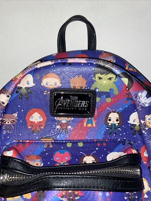 infinity war mini backpack Loungefly x Marvel Saga Gauntlet Cosplay Light Up ~30cm x 25cm x 10cm Small Backpack - Marvel -