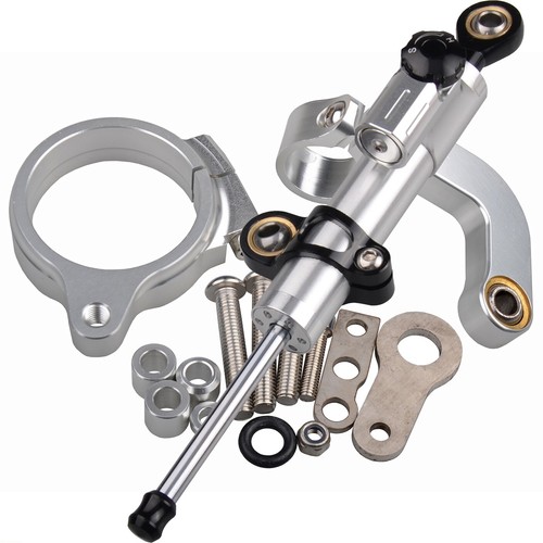 CNC Steering Stabilizer Damper and Bracket For BMW R1200 CL/GS R1200GS 2013-2016 - Picture 6 of 40