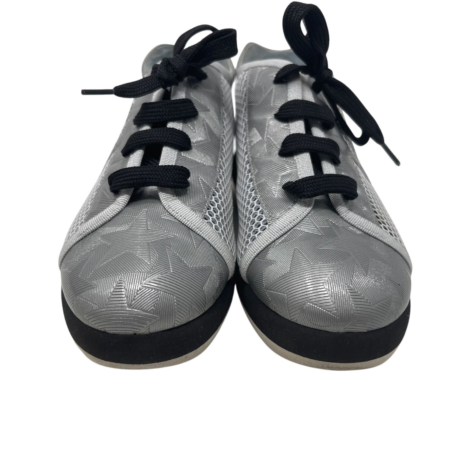 Thierry Rabotin Runner Mesh Platform Sneakers Sil… - image 6