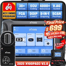 2025 XTOOL X100 PAD3 Car key Programmer & Aut...