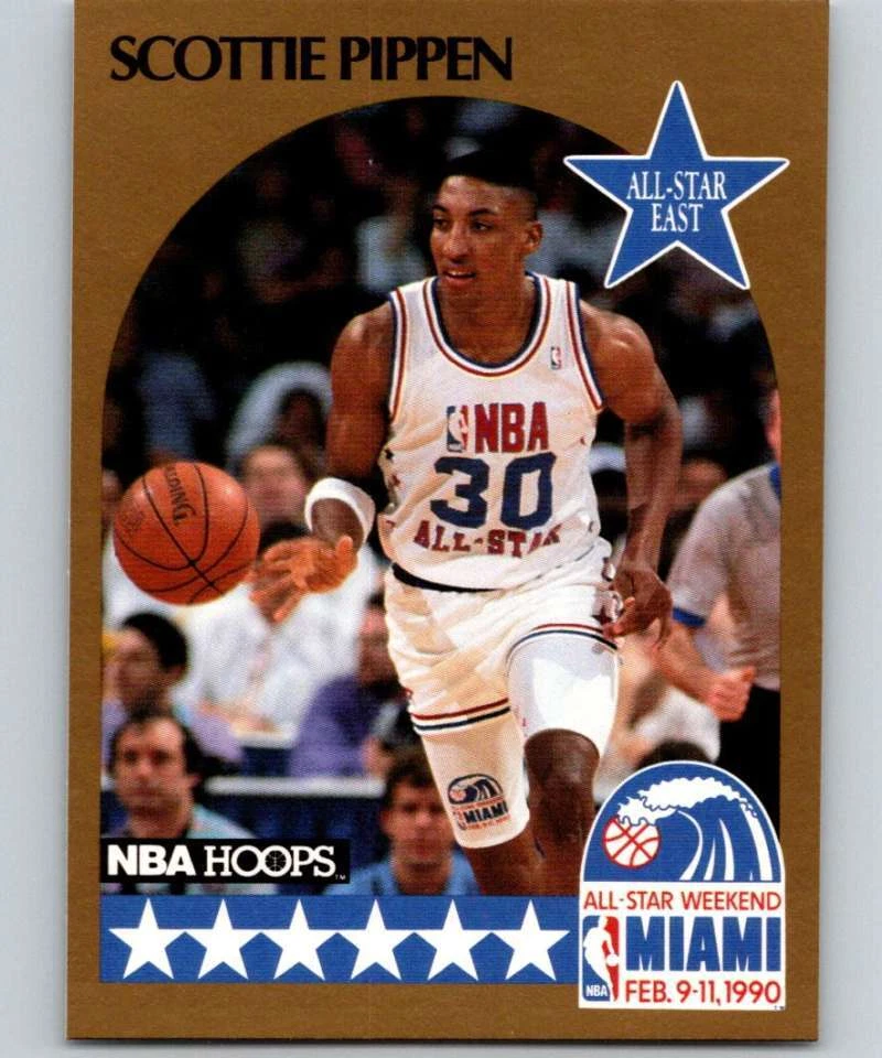 1990-91 NBA Hoops - Scottie Pippen #9 for sale | eBay
