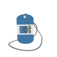 Dog Tag Flag Brindisi Province Dog Tag Aluminium 30 x 50mm