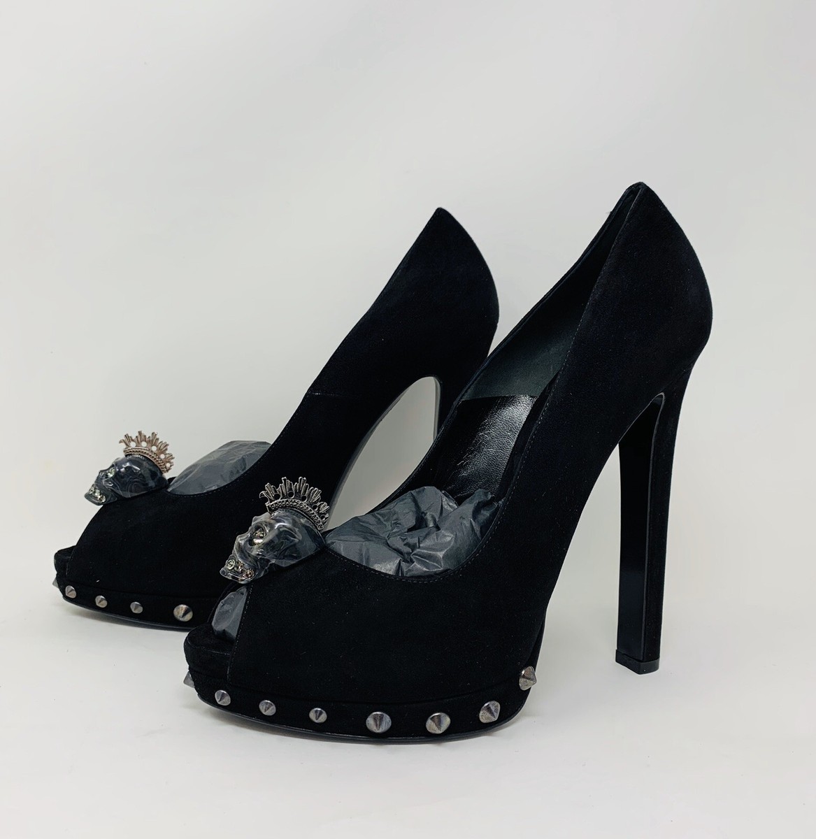 サンダル・ミュール alexander mcqueen SANDAL PLEXI HEEL 95MM (747579W4WB9 8860) Alexander McQueen】SANDAL PLEXI HEEL 95MM◇747579W4WB9 90