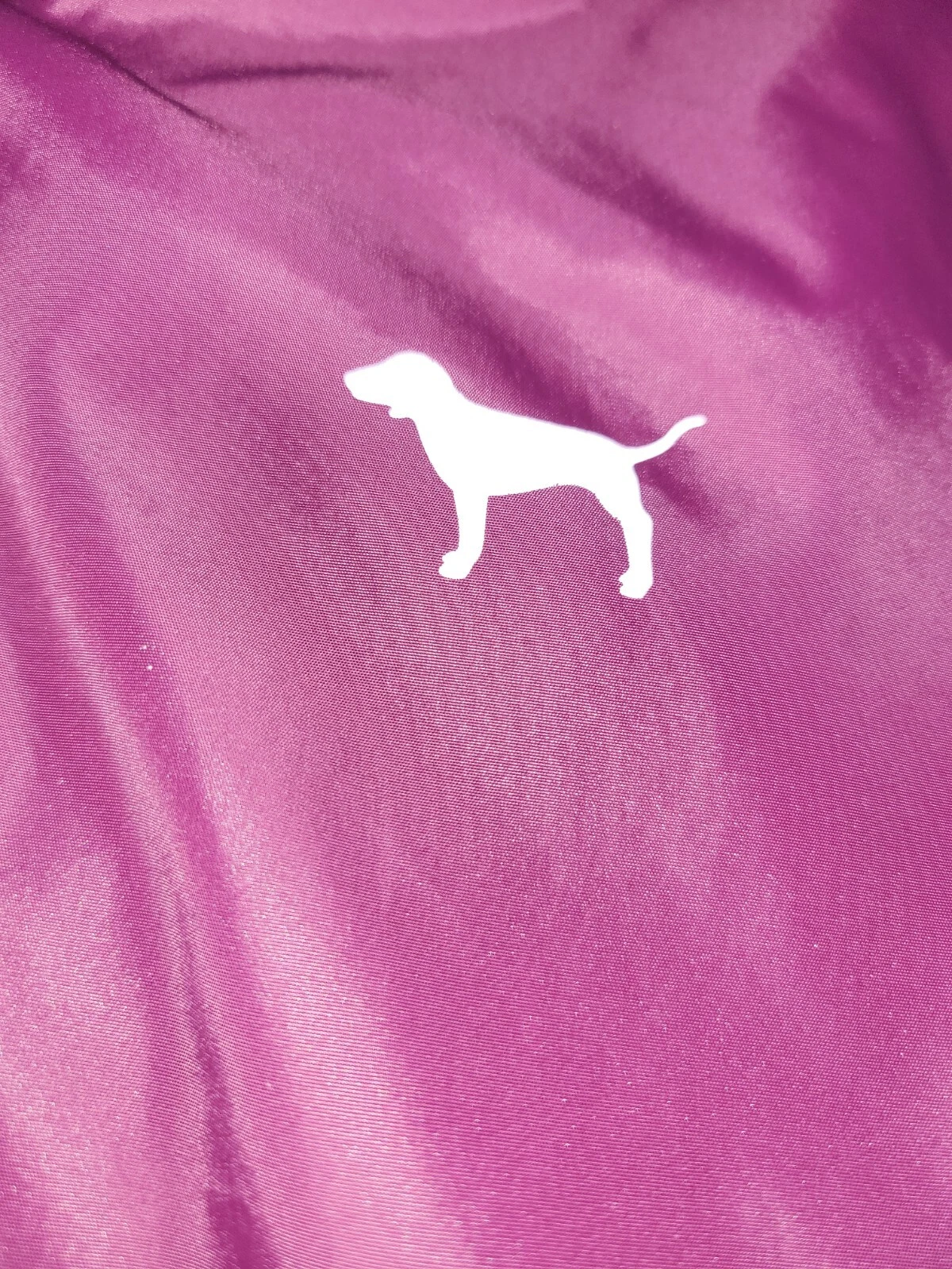 UNDERCOVER Giacca con cappuccio Victoria's Secret ROSA marrone 1 4 cerniera nylon taglia M L