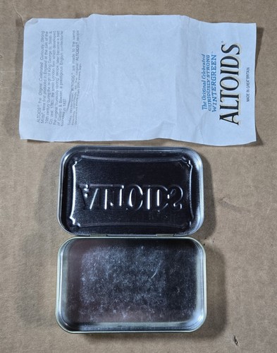 Altoids Tins Raspberry Sours, Wintergreen, or Spearmint EMPTY Tin - Picture 43 of 58
