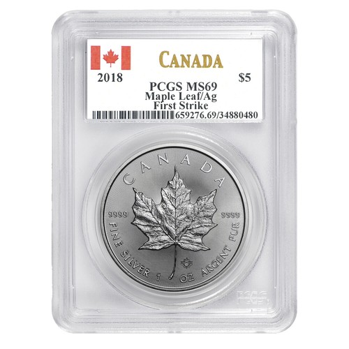 コレクション NGC MS69 2018 Canada Maple Leaf $5 2018 Canada S$5 Maple Leaf Incuse Design Early Releases NGC