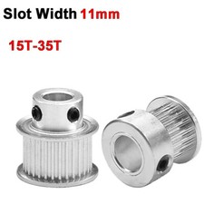 HTD 3M Timing Belt Pulley BF-Type 15-35T Bore 3mm-17mm For 11mm Wide Timing Belt