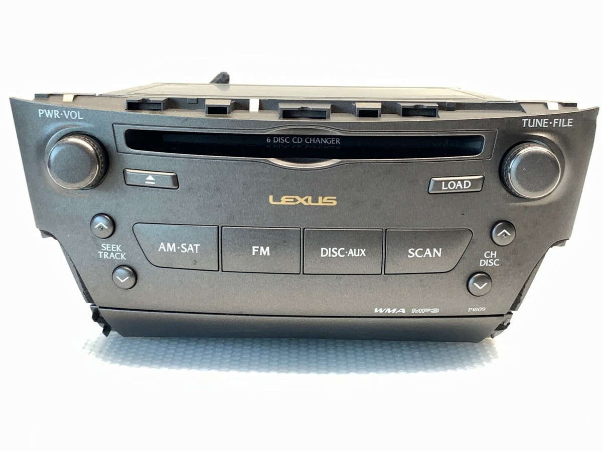 06 07 08 Lexus IS250 IS350 Radio 6 Disc CD Changer MP3 Player