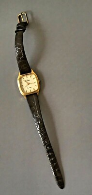 Montre Bracelet Femme Vintage Zanadu - Cadran Gemmé Or Jaune - Fonctionne Avec Pile Neuve - Quartz