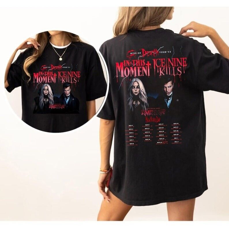 In this Moment Ice Nine Kills Tour Merch T-Shirt