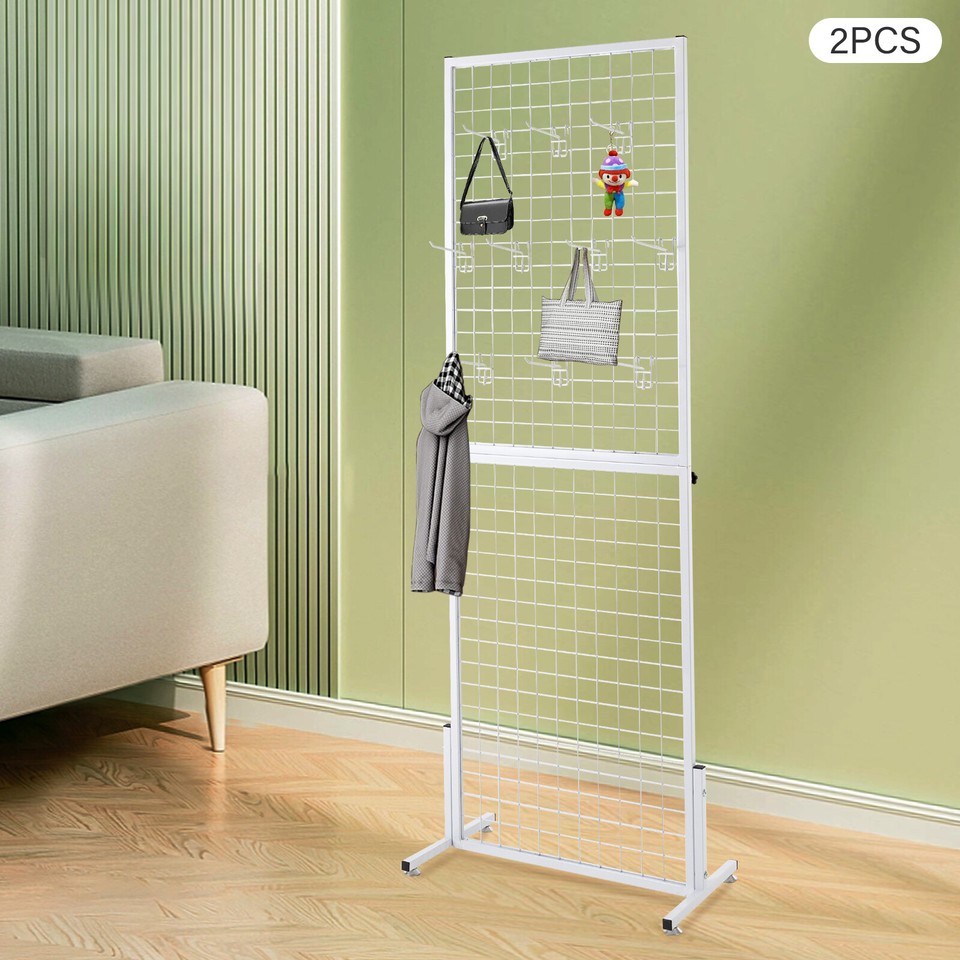 2* Grid Display Rack, Gridwall Panel, Gridwall Panel Display Stand ...